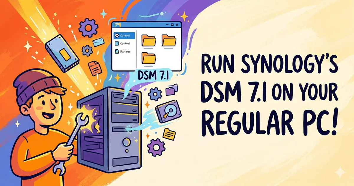 Learn the easiest way to install Xpenology DSM 7.1 on your own