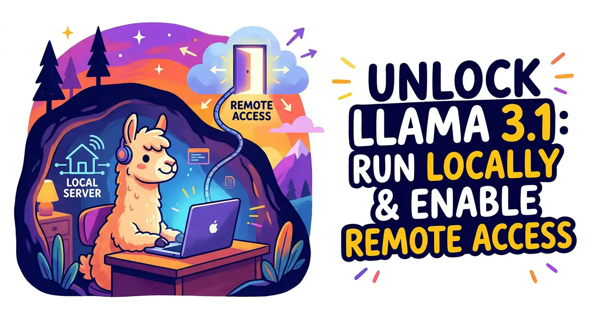 How to Run Llama 3.1 Locally and Enable Remote Access