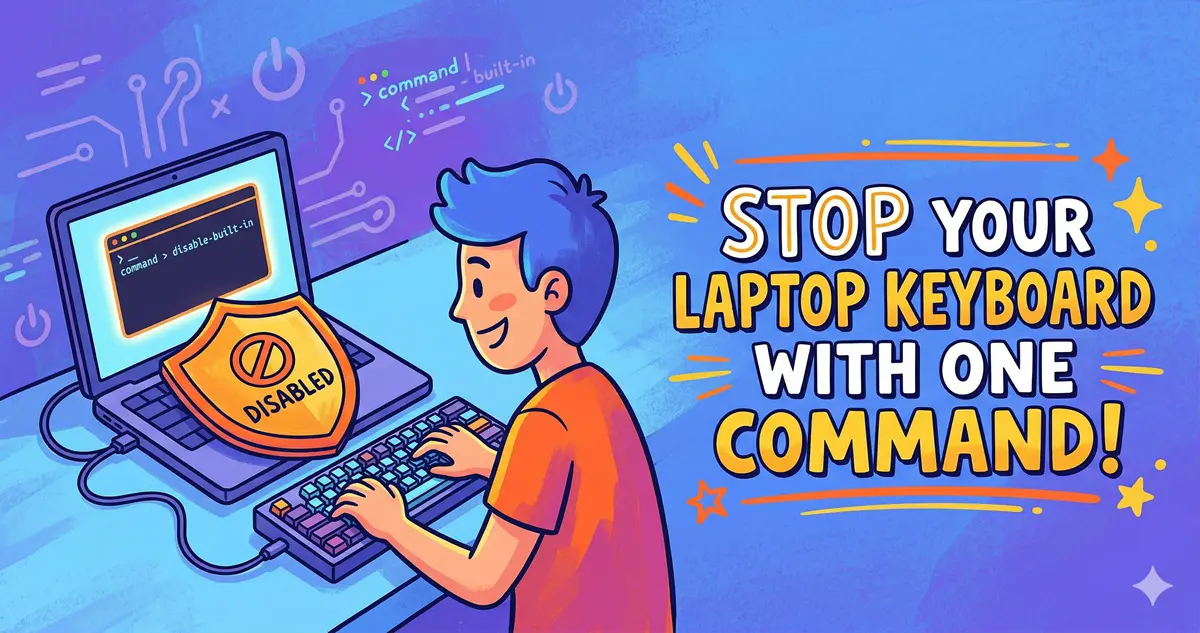 How to Disable Your Laptop's Built-in Keyboard with a Single Command