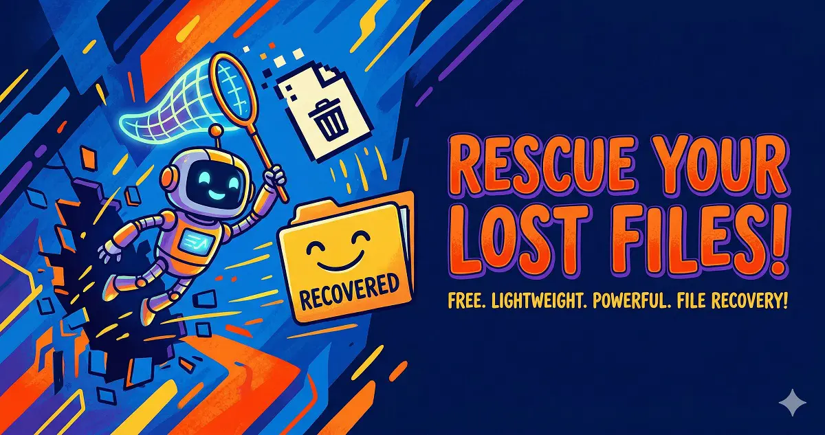 A Free, Lightweight, and Powerful Tool for Recovering Deleted or Formatted Files