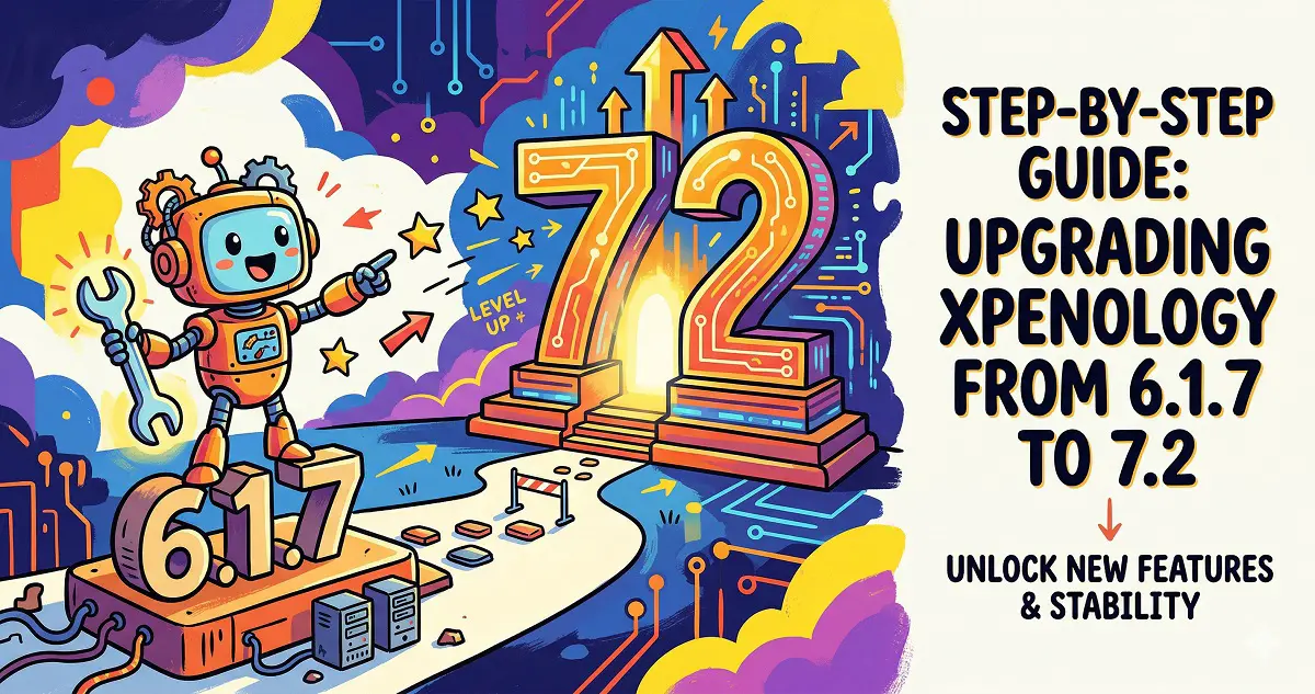 Upgrading Xpenology from 6.1.7 to 7.2