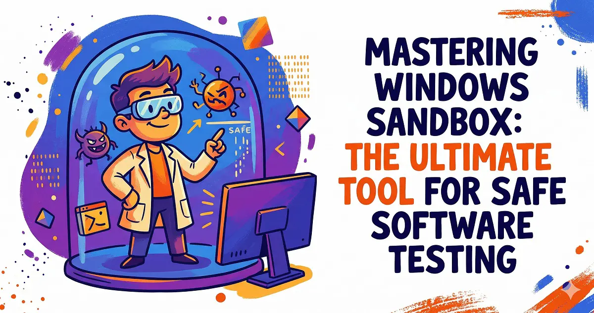 Mastering Windows Sandbox: The Ultimate Tool for Safe Software Testing