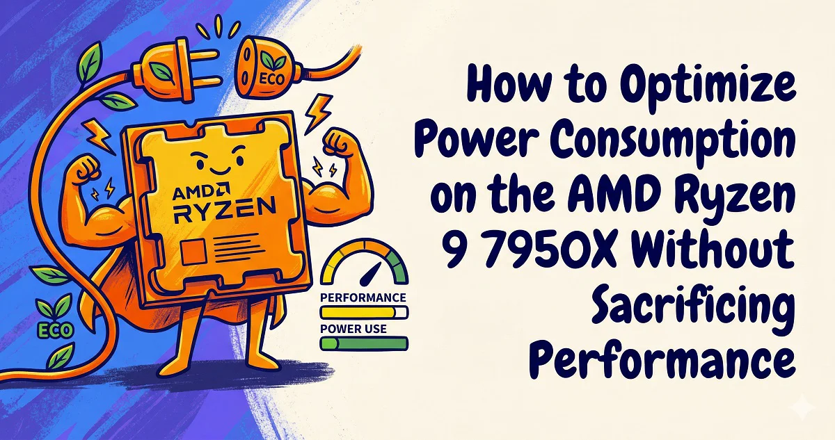 How to Optimize Power Consumption on the AMD Ryzen 9 7950X Without Sacrificing Performance